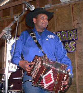 The zydeco music of accordionist Geno Delafose always draws a crowd. Credit: Wendy Lemlin