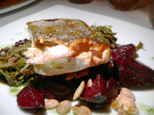 Wild Isles Salmon with glazed beets