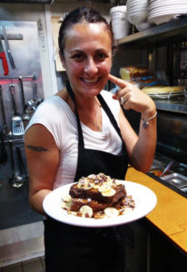 Brunch chef/co-owner Sandra Cugusi