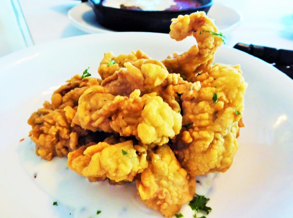 Cornmeal CrustedFried Oysters