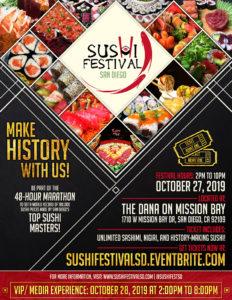 2019 Sushi Festival Flyer